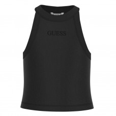 GUESS μπλούζα crop top παιδικ΄ή  J6RI35KBPZ4-JBLK μαύρη